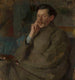 Portrait de Franciszek Mczyski 1874-1947, architecte - Olga Boznanska — näkymä teoksesta
