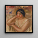 Portrait de Gabrielle - Pierre-Auguste Renoir — kehystetty taideteos seinällä