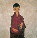 Herbert Reinerin - Egon Schiele — näkymä teoksesta
