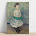 Maalauksen jäljennös Jeanne Durand-Ruelin muotokuva - Pierre-Auguste Renoir