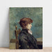Maalauksen jäljennös Jeanne Wenz - Henri de Toulouse-Lautrec - Maalaus Portrait of Jeanne Wenz - Henri de Toulouse-Lautrec