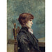Maalauksen jäljennös Jeanne Wenz - Henri de Toulouse-Lautrec - Maalaus Portrait of Jeanne Wenz - Henri de Toulouse-Lautrec