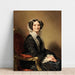 Maalauksen jäljennös Portrait de Madame François-Marie Delessert - Franz Xaver Winterhalter