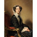 Maalauksen jäljennös Portrait de Madame François-Marie Delessert - Franz Xaver Winterhalter