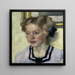 Mina Hasch - Leo Putz — kehystetty taideteos seinällä