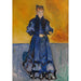 Maalauksen jäljennös Muotokuva Mme Förster-Nietzsche - Edvard Munch
