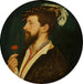 Portrait de Simon George de Cornouailles - Hans Holbein le Jeune — esillä sisätilassa