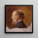 Portrait de Simon Toldstad, étude - Adolph Tidemand — kehystetty taideteos seinällä