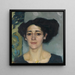 Portrait de dame - Leo Putz — kehystetty taideteos seinällä