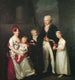 Lübeckin kauppiaan Marc André Souchay 1759-1814, hänen vaimonsa Cornelia 1765-1838 ja heidän lapsensa - Friedrich Carl Gröger maalaus — näkymä teoksesta