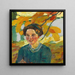 Portrait de jeune fille - Leo Putz — kehystetty taideteos seinällä