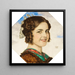 Portrait de la fille Mary - Franz von Stuck — kehystetty taideteos seinällä
