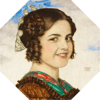 Portrait de la fille Mary - Franz von Stuck