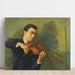 Maalauksen jäljennös Violinistin Milsteinin muotokuva - Moïse Kisling