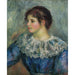 Maalauksen jäljennös Nuoren tytön rintamaalaus - Pierre-Auguste Renoir