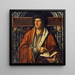 Portrait idéalisé de Virgile - Cercle d'Ambrosius Holbein — kehystetty taideteos seinällä
