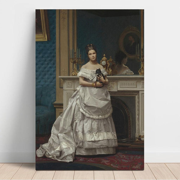 Portrait of Marie-Anne d'Escoubleau de Sourdis, Madame Charles-Joachim Lefèvre - Jean-Léon Gérôme | Reproduction Tableau Décoration murale affiche copie