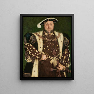 Reproduction tableau | Portrait d'Henry VIII, Roi d'Angleterre - Hans Holbein le Jeune | Poster - Toile - Aluminium