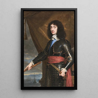 Reproduction tableau | Portrait de Charles II, Roi d'Angleterre par Philippe de Champaigne | Poster - Toile - Aluminium