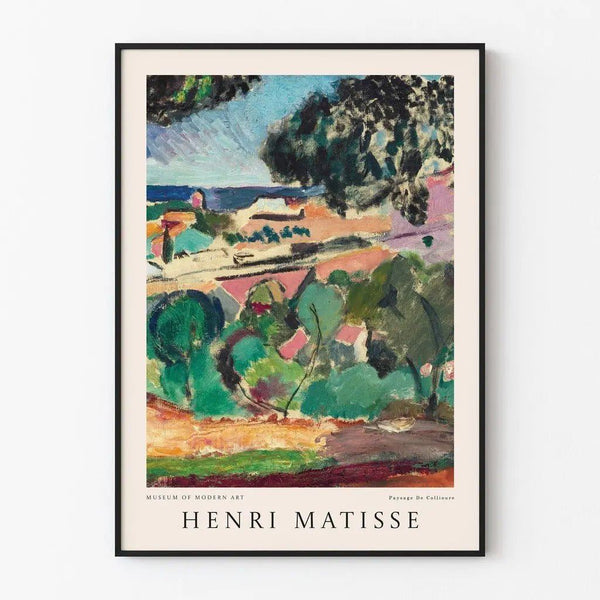 Juliste “Paysage de Collioure" Henri Matisseiltä