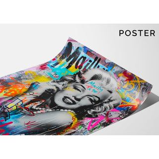 Tableau Street Art – Marilyn Iconique