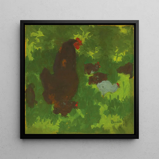 Pierre Bonnard - Poule et poussins.webp
