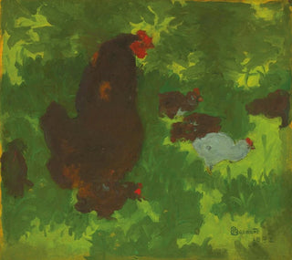 Pierre Bonnard - Poule et poussins.webp
