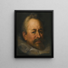 Portrait de Barthélemy Spranger 1546-1611 - École de Prague — kehystetty taideteos seinällä