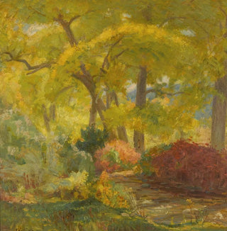 Prairie avec arbres et fleurs - Bert Geer Phillips
