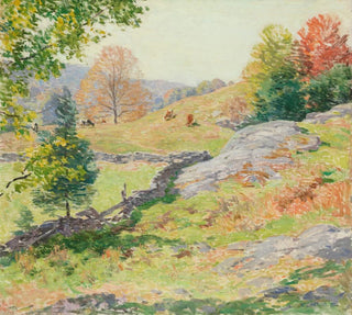 Prairies de colline en septembre - Willard Metcalf