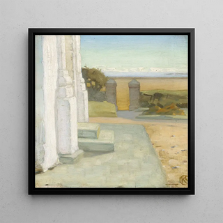 Près d'une église - Knud Sinding