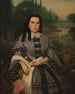 Portrait de Mme Elvira Lavalleja de Calzadilla - Prilidiano Pueyrredón — näkymä teoksesta