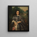 Portrait de Mme Elvira Lavalleja de Calzadilla - Prilidiano Pueyrredón — kehystetty taideteos seinällä