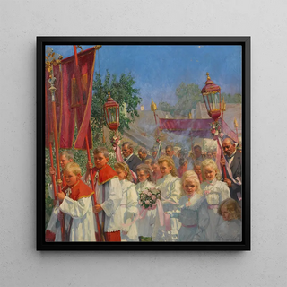 Procession de Fronleichnam à Neustift am Walde - Hans Larwin