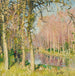 Promenade en bord de Seine à Veneux-les-Sablons - Pierre-Eugène Montzin — esillä sisätilassa