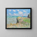 Maalauksen jäljennös Promenade sur la falaise, Pourville de Claude Monet