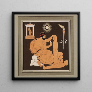 Prométhée façonne l'homme avec de l'argile - Philipp Veit