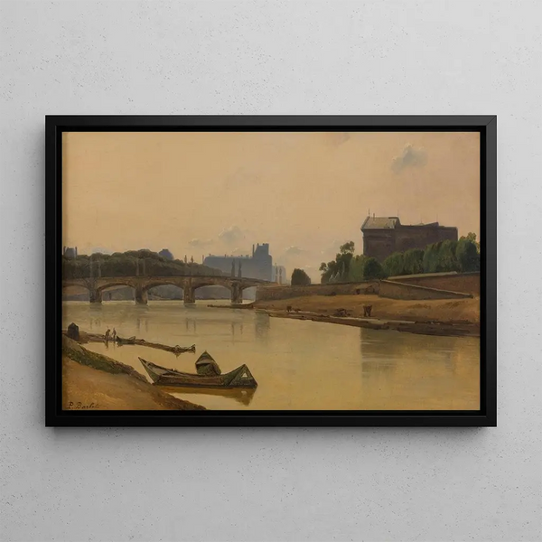 Prosper Barbot - Le pont de la Concorde vu du quai de la Confrence.webp