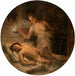 Psyche löytää Cupidon - Léon François Comerre — näkymä teoksesta
