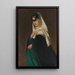 Naisen muotokuva - R. Max Seemann — kehystetty taideteos seinällä