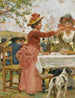 Fêtes dans la campagne - Raffaello Sorbi — näkymä teoksesta