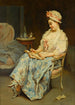 Hetki pohdiskelua - Raimundo de Madrazo y Garreta — näkymä teoksesta