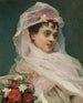 Aline Masson avec coiffe en mousseline - Raimundo de Madrazo y Garreta — näkymä teoksesta