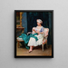 Aline - Raimundo de Madrazo y Garreta — kehystetty taideteos seinällä