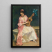 Aline kitaran kanssa - Raimundo de Madrazo y Garreta — kehystetty taideteos seinällä