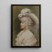 Elegantti nainen - Raimundo de Madrazo y Garreta — kehystetty taideteos seinällä