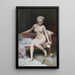 Uinnin jälkeen alaston nainen - Raimundo de Madrazo y Garreta — kehystetty taideteos seinällä