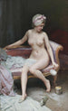Uinnin jälkeen alaston nainen - Raimundo de Madrazo y Garreta — näkymä teoksesta