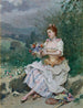 Le Bouquet de fleurs - Raimundo de Madrazo y Garreta — näkymä teoksesta