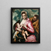 Sainte Famille - Raimundo de Madrazo y Garreta — kehystetty taideteos seinällä